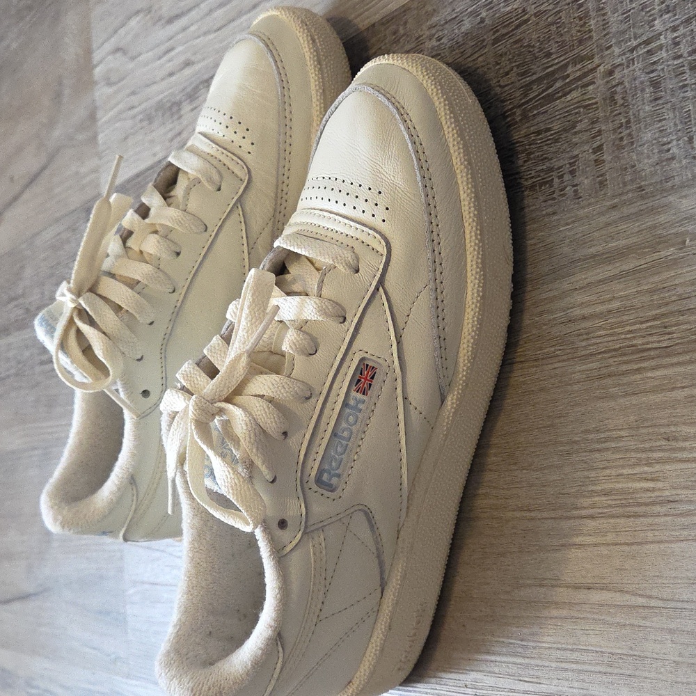 Reebok Club C85 Vintage Chalk/Alabaster/Sky Blue Shoes - Picture 2 of 8